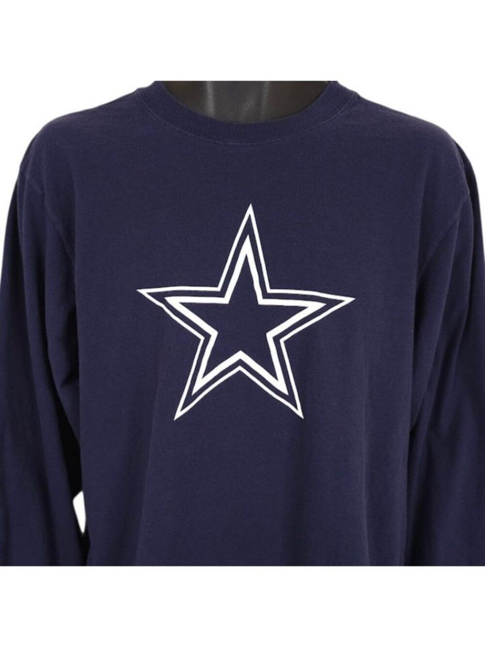 Dallas Cowboys T Shirt Mens Size Large Blue NFL Football